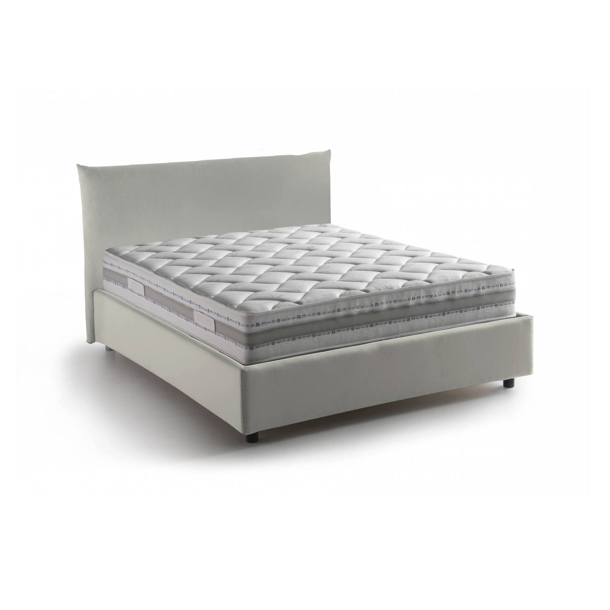 Arpaise, Letto Piazza e Mezza Materasso Incluso Made in Italy, Beige