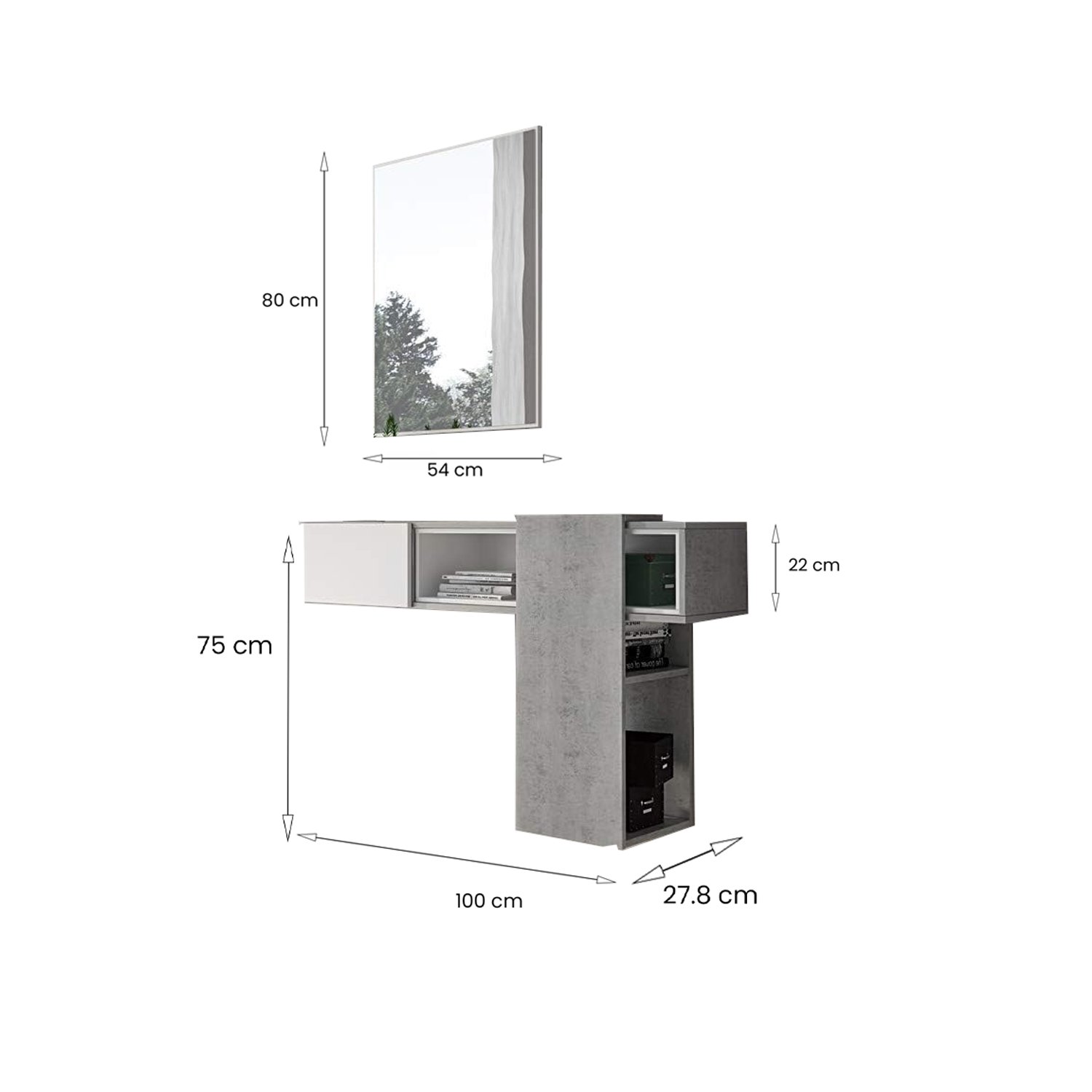 Dimensioni del mobile da ingresso