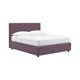 Letto singolo lilla con contenitore e design moderno