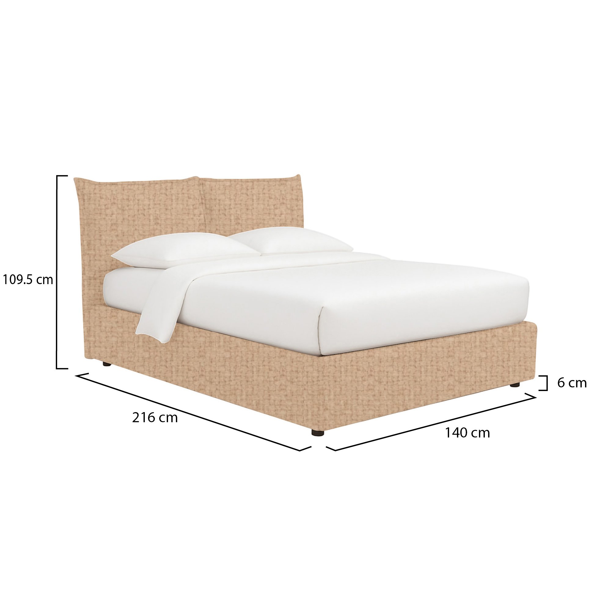 Letto piazza e mezza con misure - Eleganza e funzionalità