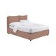 Letto piazza e mezza rosa con contenitore e struttura resistente